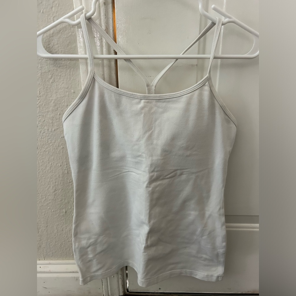White like new lululemon tank top